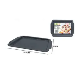 GENERICO - Molde Hornear Rectangular Antiadherente 34 Cm Cocina