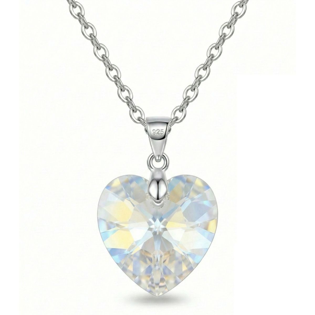 TODOJOYAS - Collar Cristal Austriaco Aurora Boreal 14mm