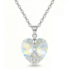 TODOJOYAS - Collar Cristal Austriaco Aurora Boreal 14mm