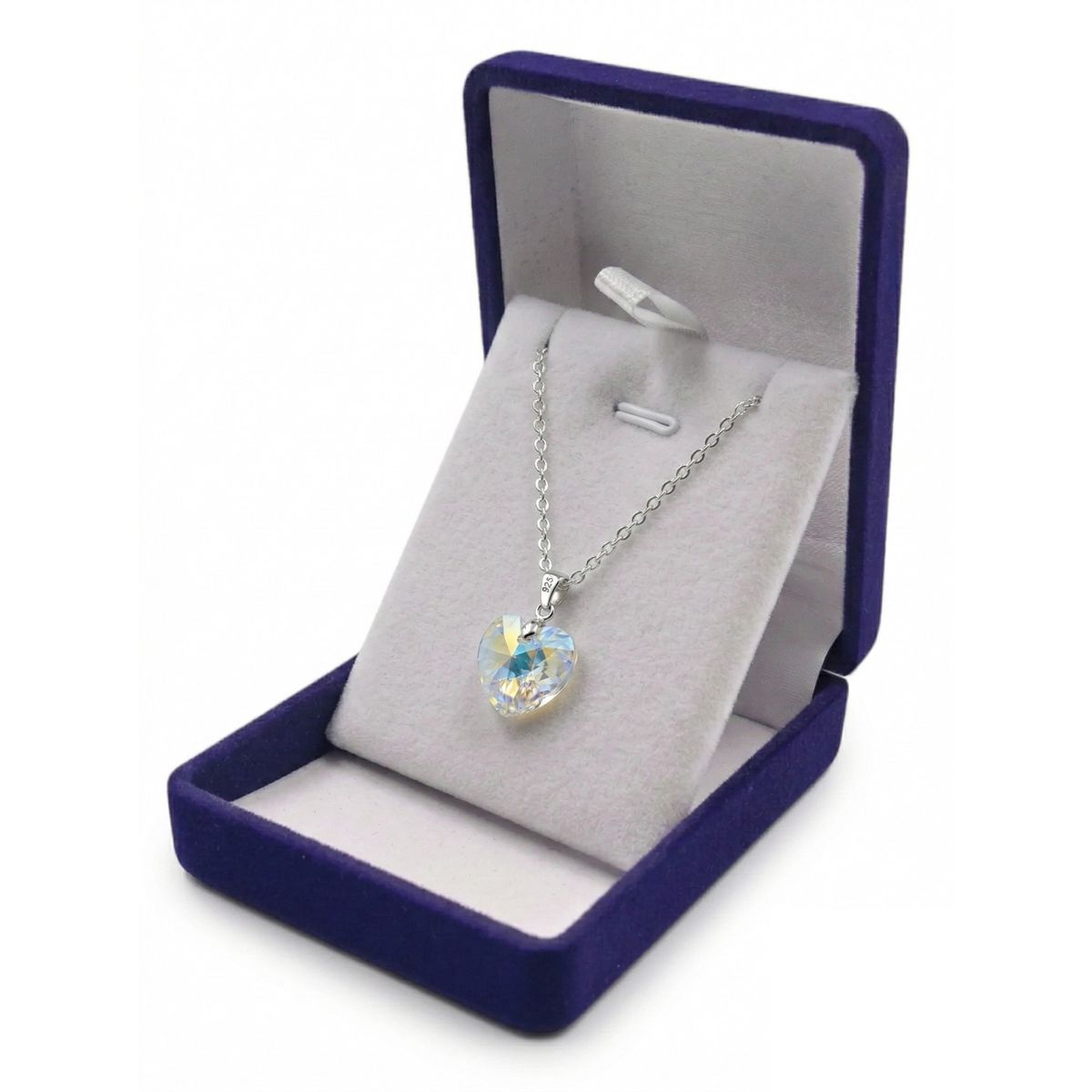TODOJOYAS - Collar Cristal Austriaco Aurora Boreal 14mm