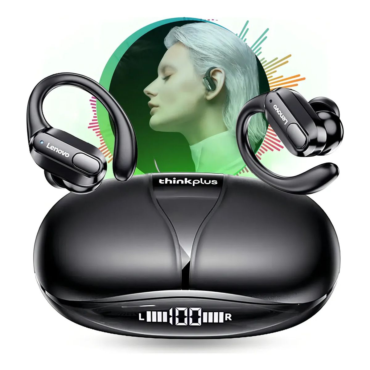 LENOVO - Auricular Lenovo Thinkplus Xt80 Running Bluetooth In Ear