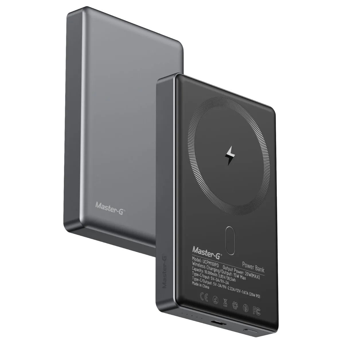 MASTER G - Cargador Inalámbrico MAGSAFE 10.000mAh Compatible con Iphone