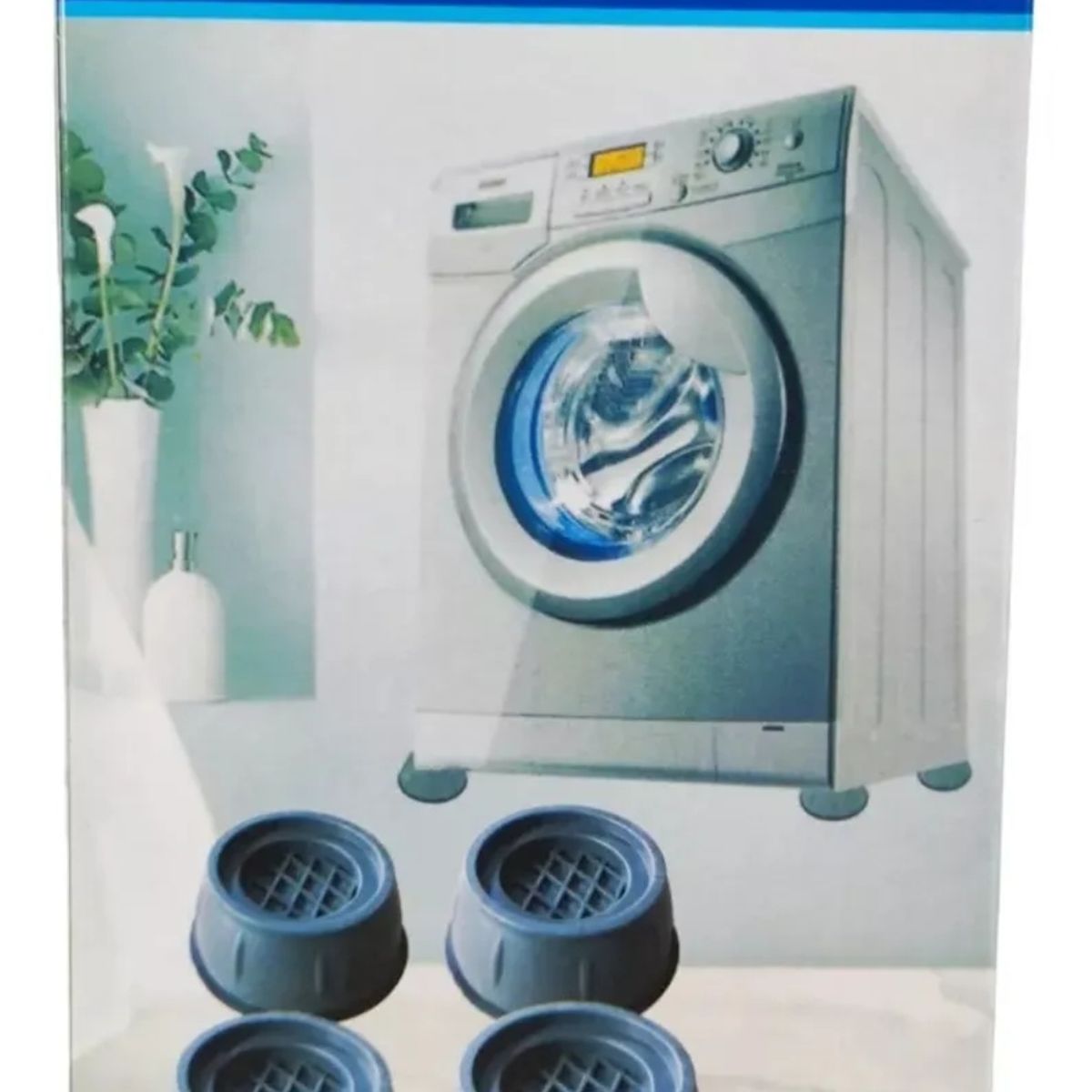 GENERICO - X4 Base Soporte Estufa Lavadora Multifuncional Caucho Juego
