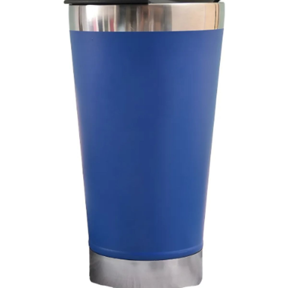 GENERICO - Vaso Térmico Acero Bebidas Frías  Calientes Con Destapador Color Azul Unicolor