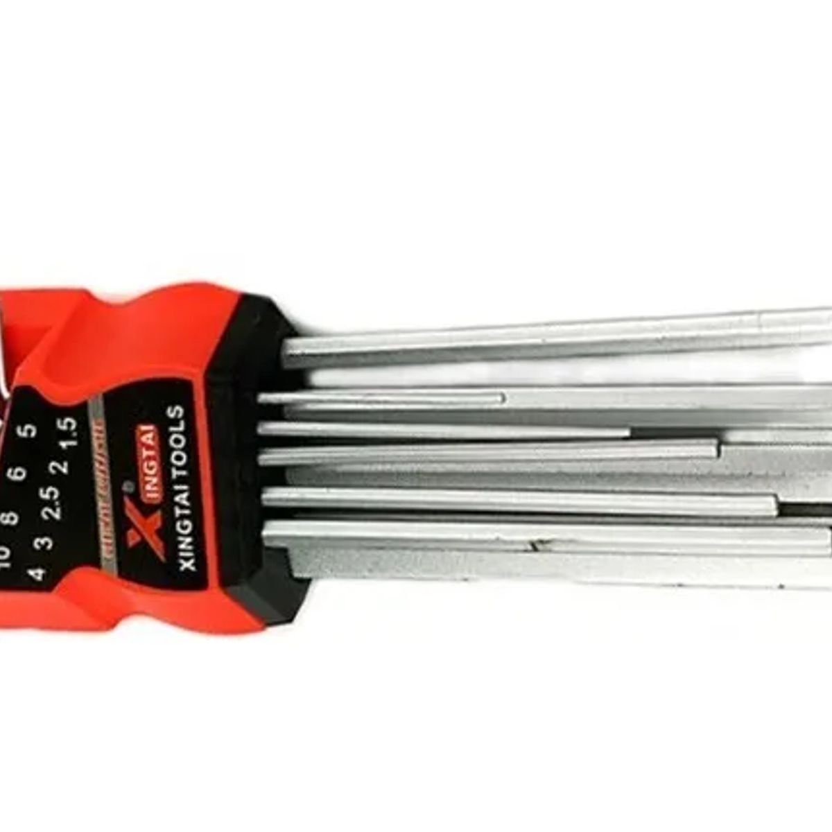 GENERICO - Juego De Llaves Allen Hexagonal 1.5mm A 10mm 9 Piezas Plateado