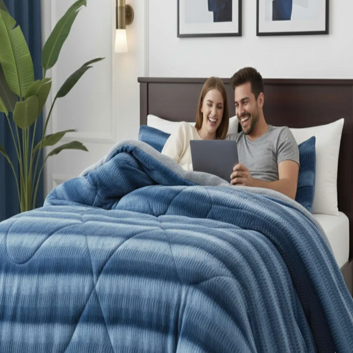 GENERICO - Cubrecama Chiporro Soft Cloud 2 plazas Invierno Premium