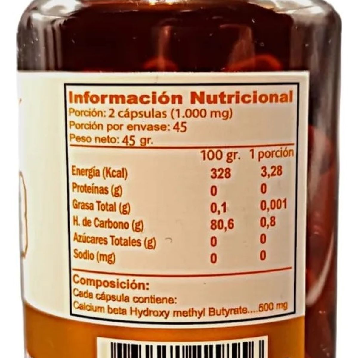 GREEN MEDICAL - Hmb Gm 180 Capsulas 2x90 (1000mg/2 Caps). Fitness