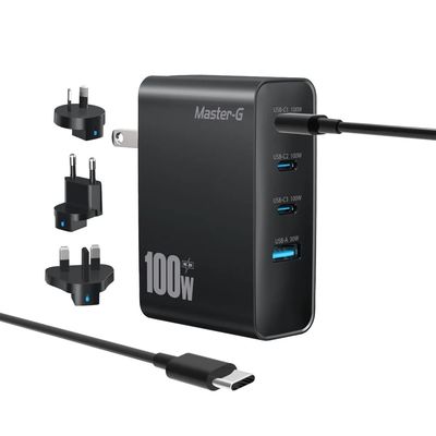 Master G Cargador Universal Para Viaje 100W Cable Usb-C