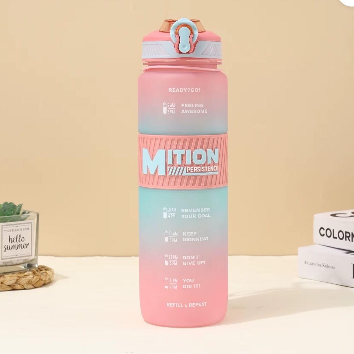 GENERICO - Botella De Agua Motivacional 800ml