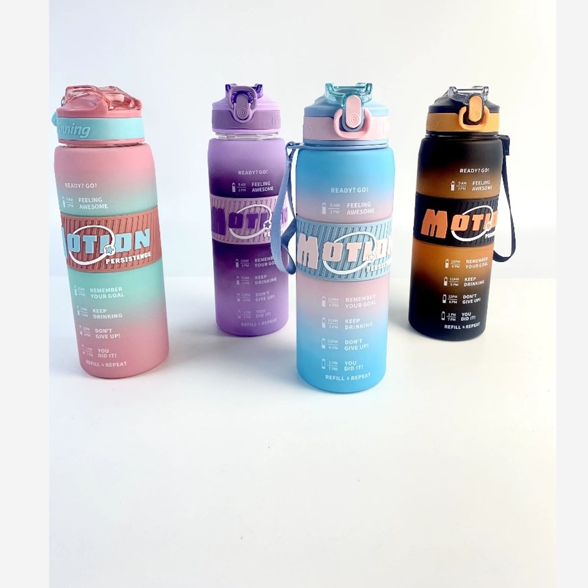 GENERICO - Botella De Agua Motivacional 800ml