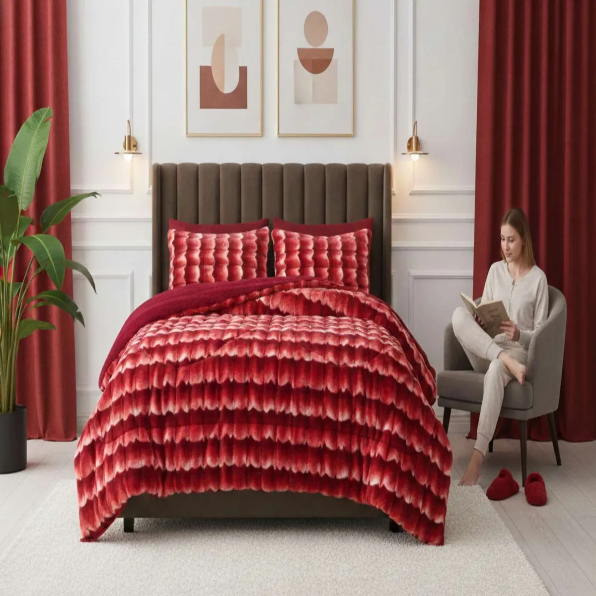 GENERICO - Cubrecama Chiporro Soft Cloud 2 plazas Invierno Premium