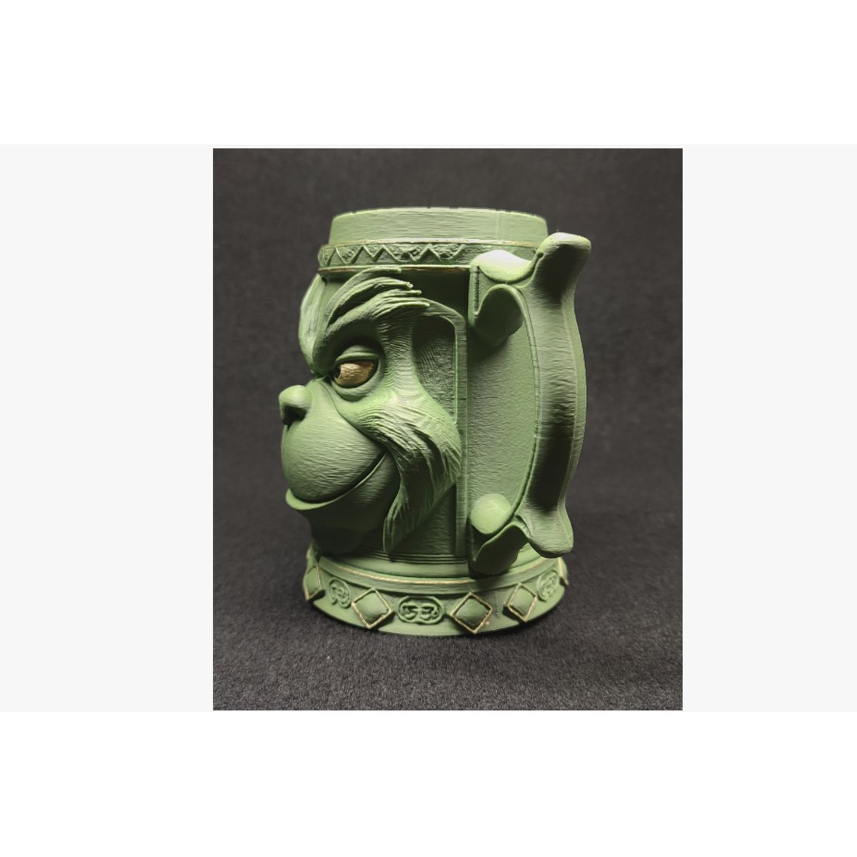 GENERICO - Funda Taza Muñeco Verde