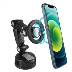 BELKRA - Soporte Celular Base Magnetico Auto Celular 360 Giratorio Negro