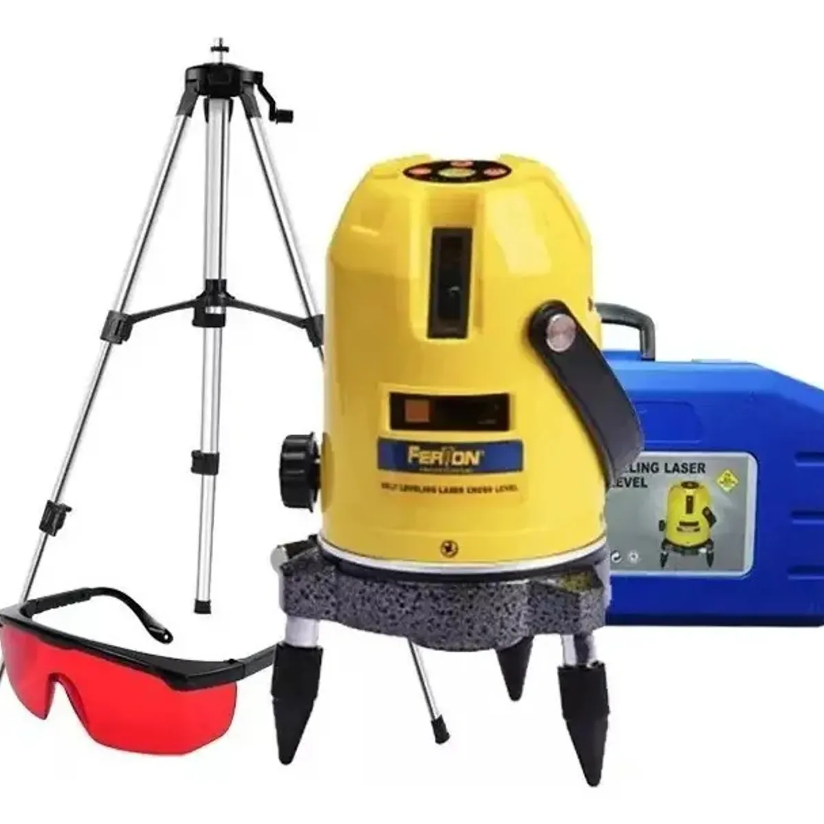 GENERICO - Nivel Laser Estación Trazado Profesional 5 Lineas + Tripoide