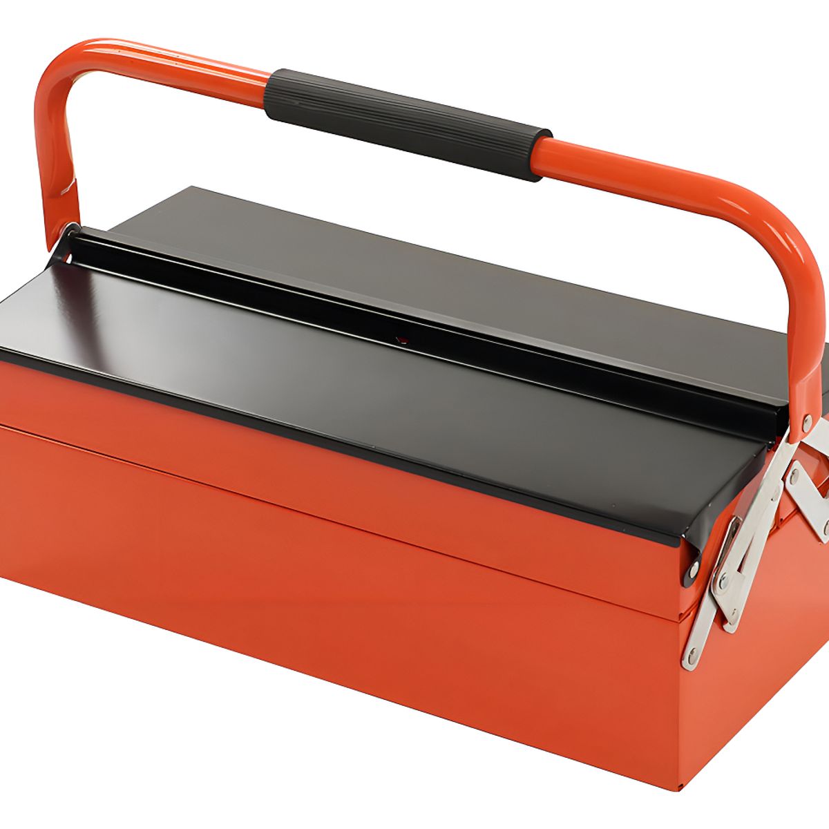 GENERICO - Caja Herramienta Articulada Metálica 45x15cm Almacenamiento Color Azar - 223599