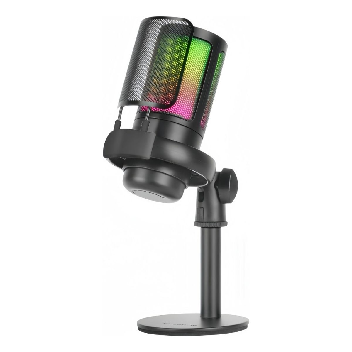 VIDA BUENAS - Micrófono De Condensador Con Soporte Usb Color Negro