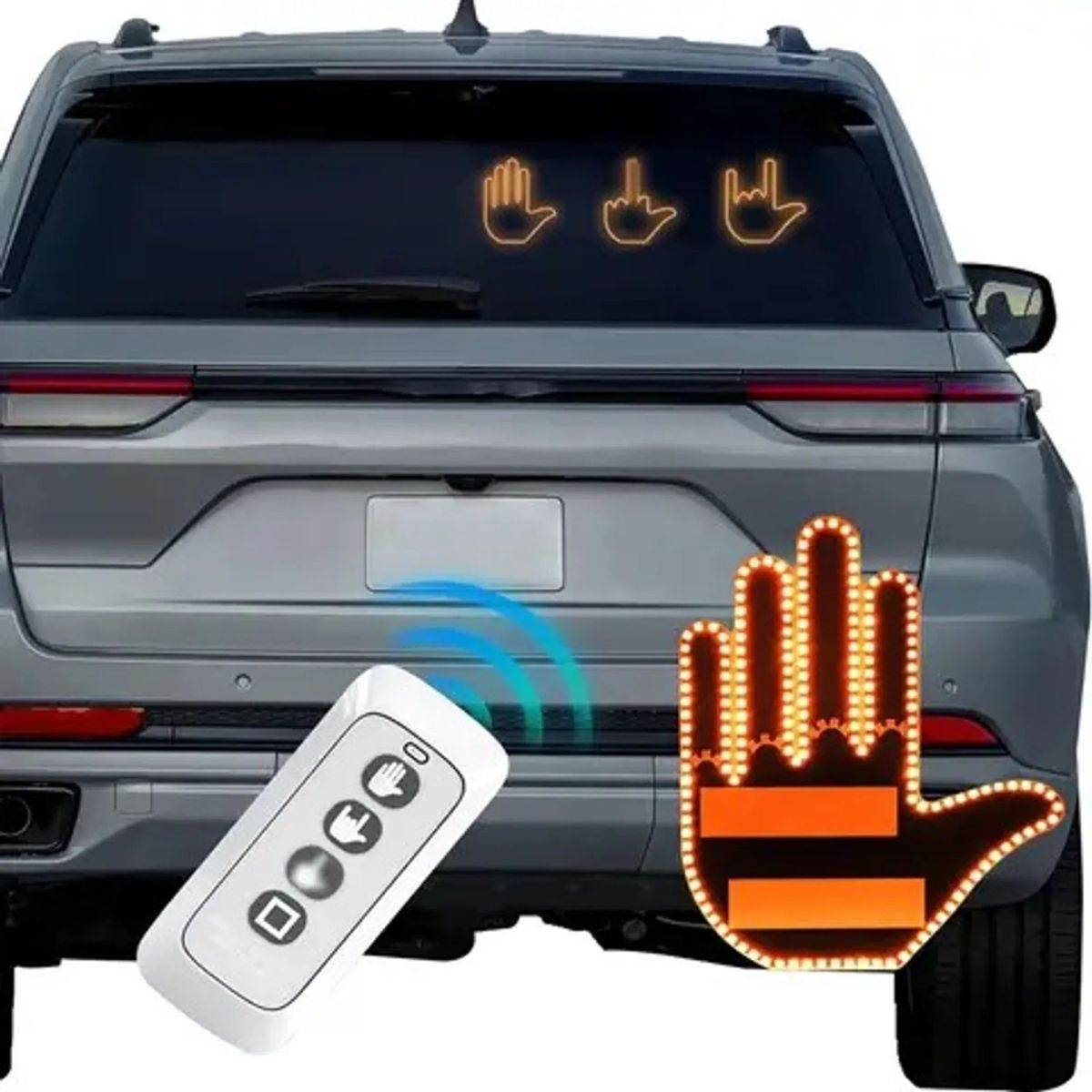 MOVI - Mano Led con 3 gestos Para Autos - Exprésate en Carretera