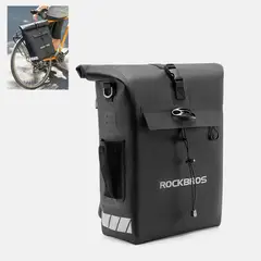 GENERICO - Alforja Bicicleta Rockbros Bolso Parrilla Impermeable 18L