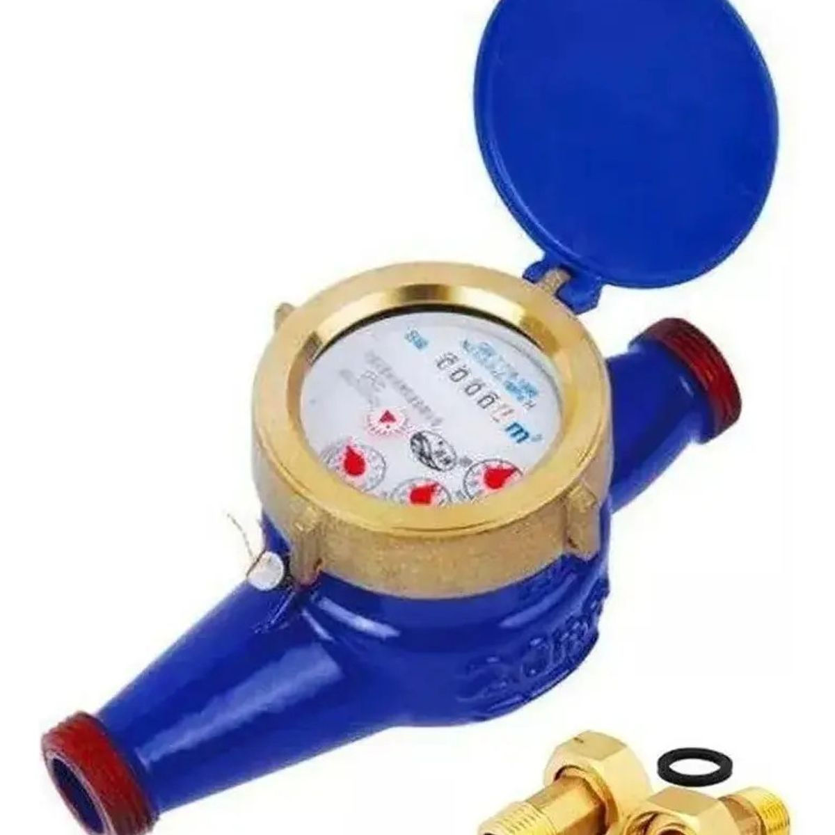 GENERICO - Medidor Remarcador De Agua Con Conexión 12 15mm