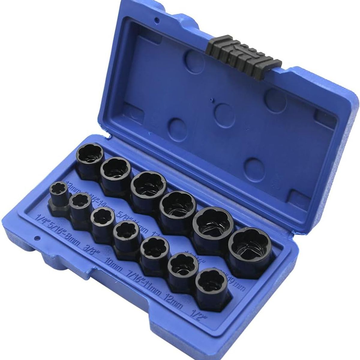 GENERICO - Set Dados Extractores Pernos Y Tuercas Rodadas 8 A 19mm
