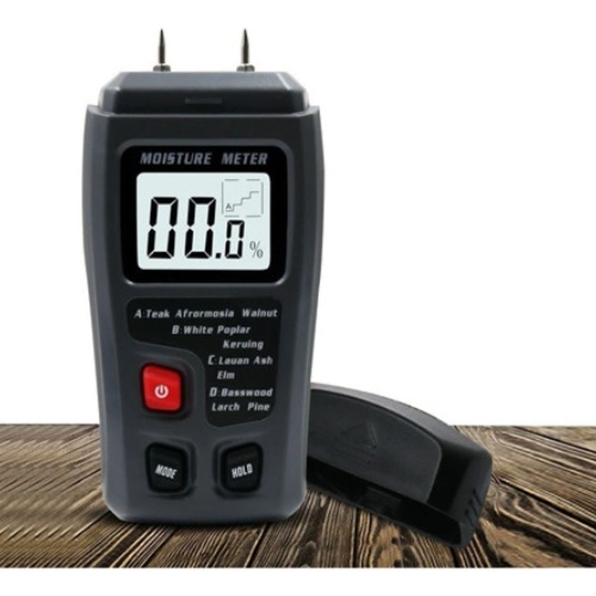 GENERICO - Higrometro Medidor De Humedad De Madera Digital Emt01