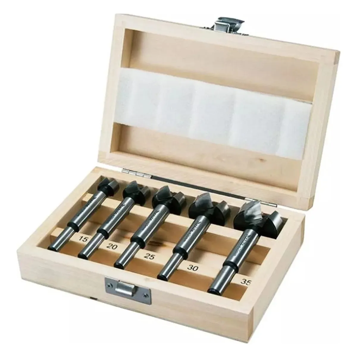 GENERICO - Set 5 Brocas Madera Bisagra, Muebles De Cocina Y Puertas