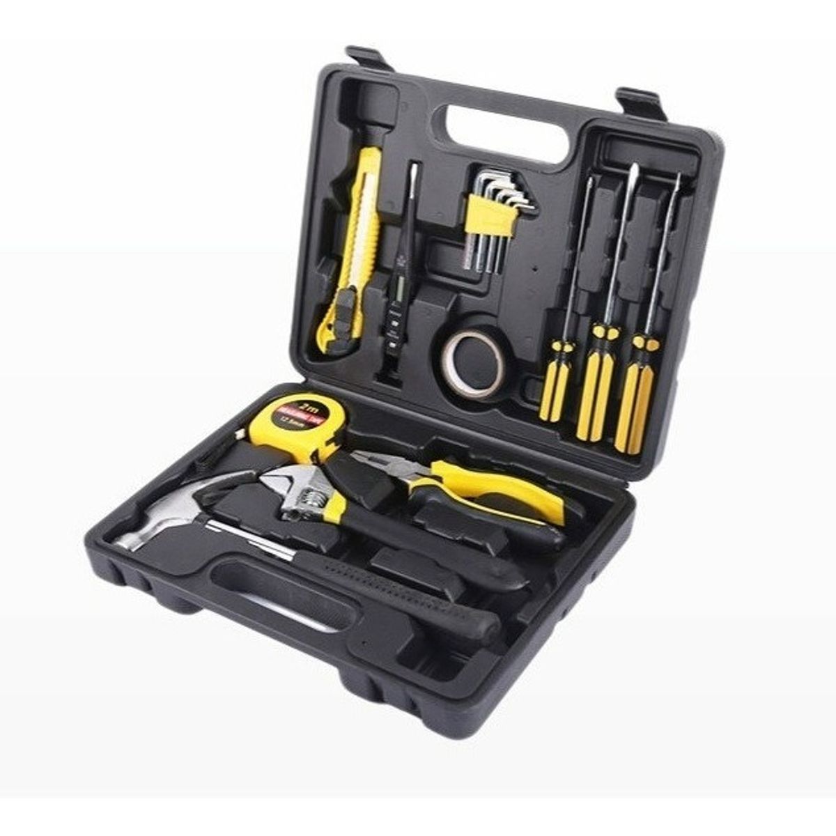 GENERICO - Kit De Herramientas 16 Piezas Caja Maleta Organizador