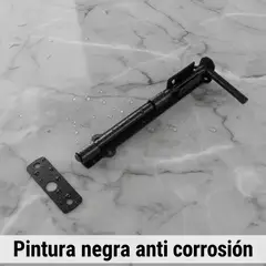 GENERICO - Cerrojo Bastón Al Piso Alta Seguridad Para Portón O Reja 1/2 x 9
