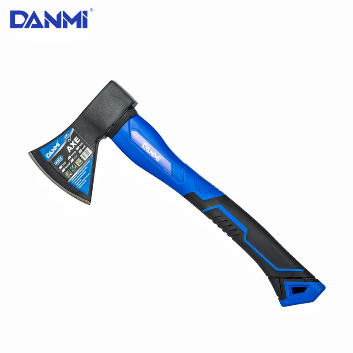 DANMI - Hacha De Mano 800g Mango De Fibra Danmi