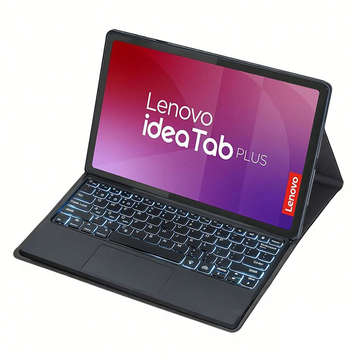 LENOVO - Tablet Lenovo Pad Plus 12 8+256 12.1Resolución 2.5K WIFI-plata+Teclado luminsos Negro