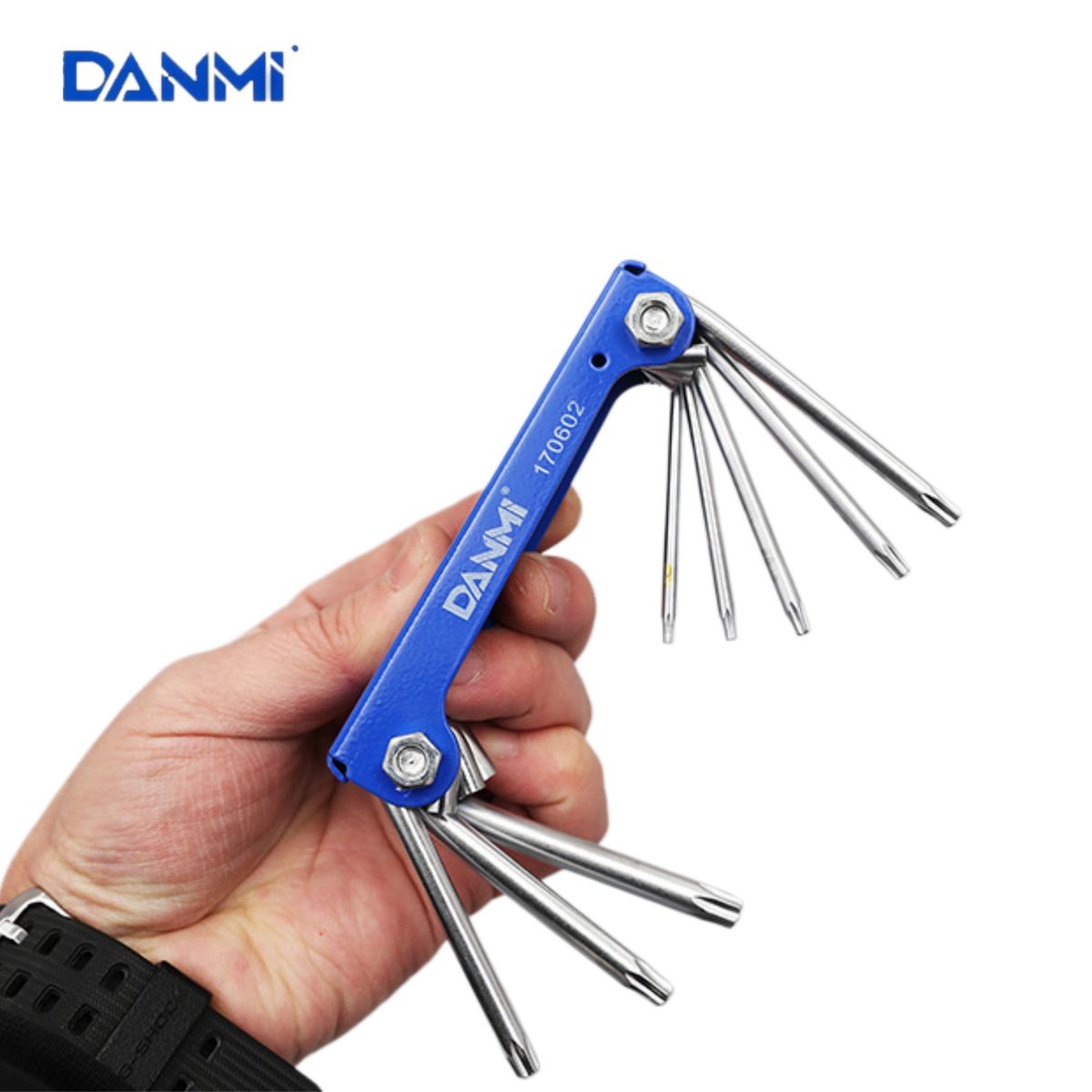 DANMI - Juego De Llaves Torx Perforadas T9 - T40 8 Pzas Danmi