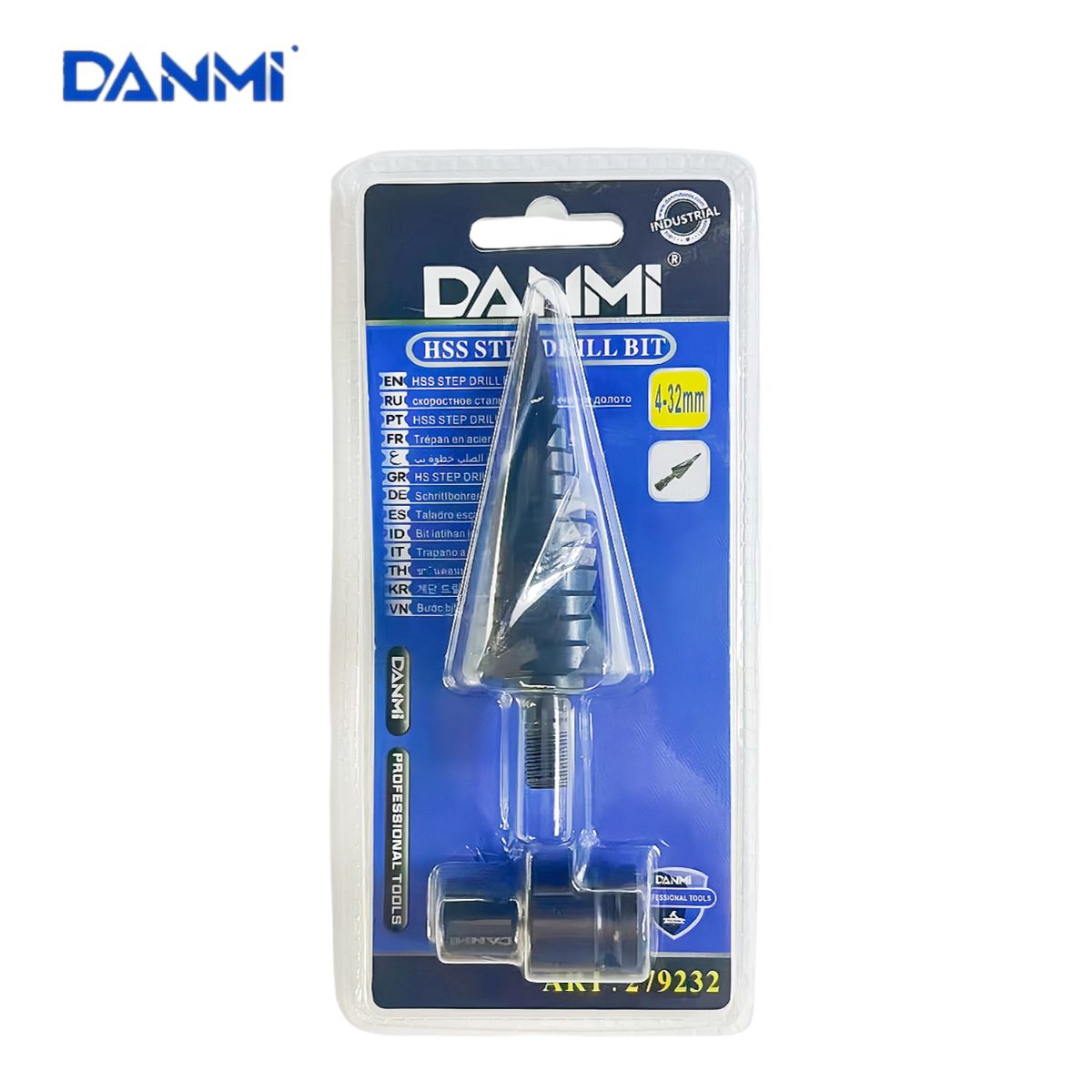 DANMI - Brocas Escalonadas Acero De Alta Velocidad 4-32mm Danmi.