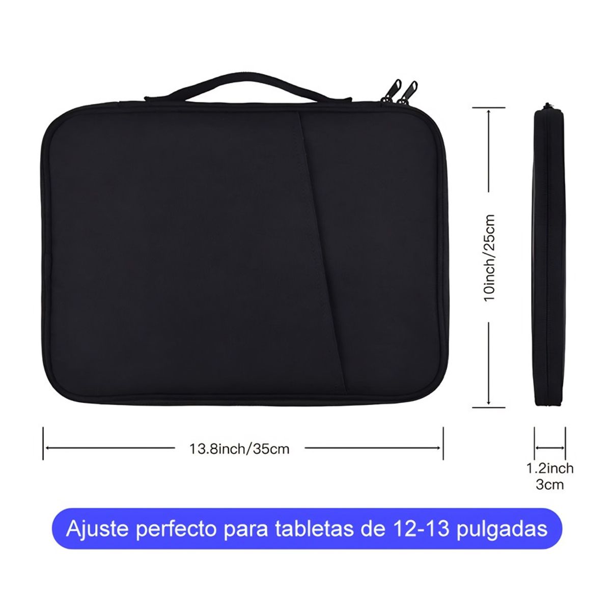 GENERICO - Bolso Funda Para Ipad Tablet General Impermeable Hasta 11