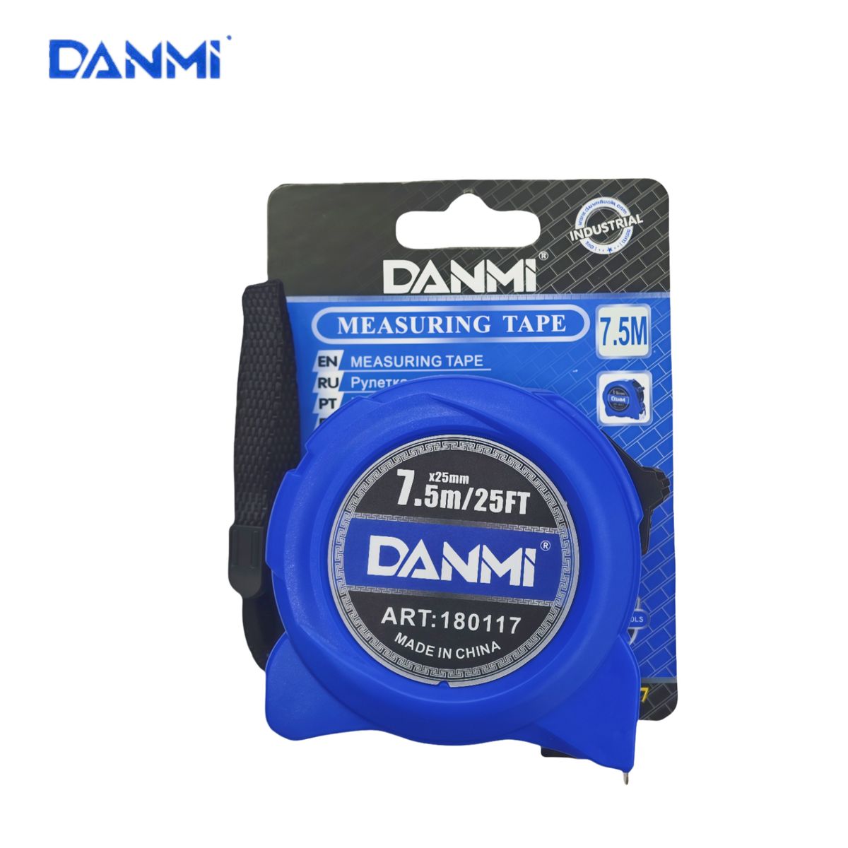 DANMI - Cinta Métrica Telescópica Profesional Danmi De 7.5 M X 25 Mm