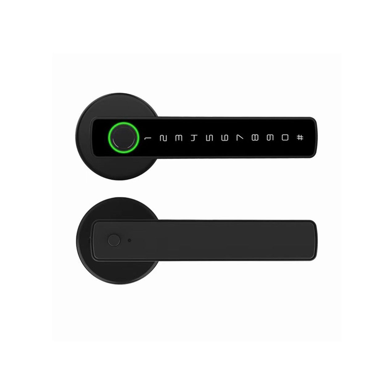 PUREPOWER - Cerradura Inteligente para Puertas,Tuya App,NFC,Huellas Dactilares,Contraseña Digital,Llave Mecánica