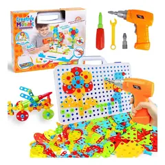 KUANGYE - Maleta Interactiva De Herramientas Para Niños - 237 Piezas