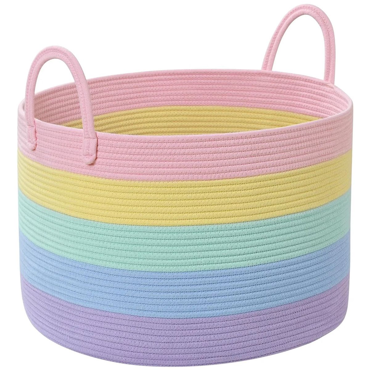 GENERICO - 67L Cesta De Almacenamiento Rainbow De Gran Capacidad
