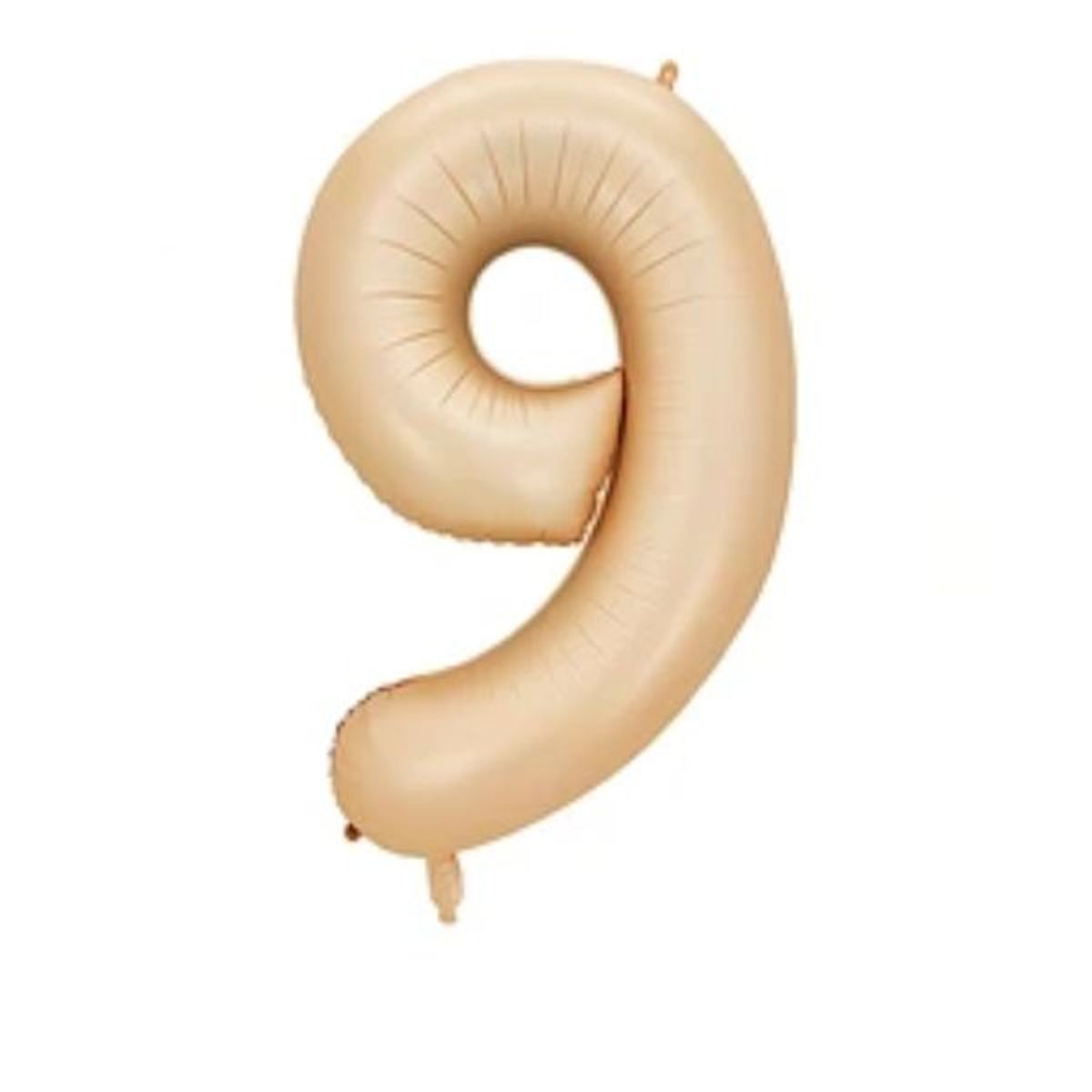 GENERICO - Globo metalico Nº 9 oro rosa 32"