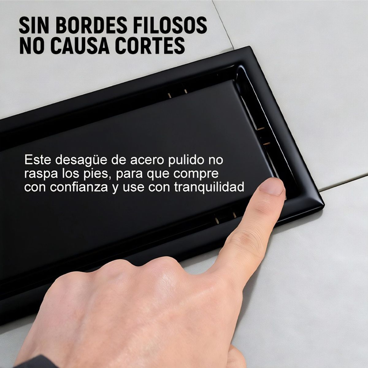 GENERICO - Baño Piso Drenaje De Ducha Coladera Anti-olor Y Oculto 50cm