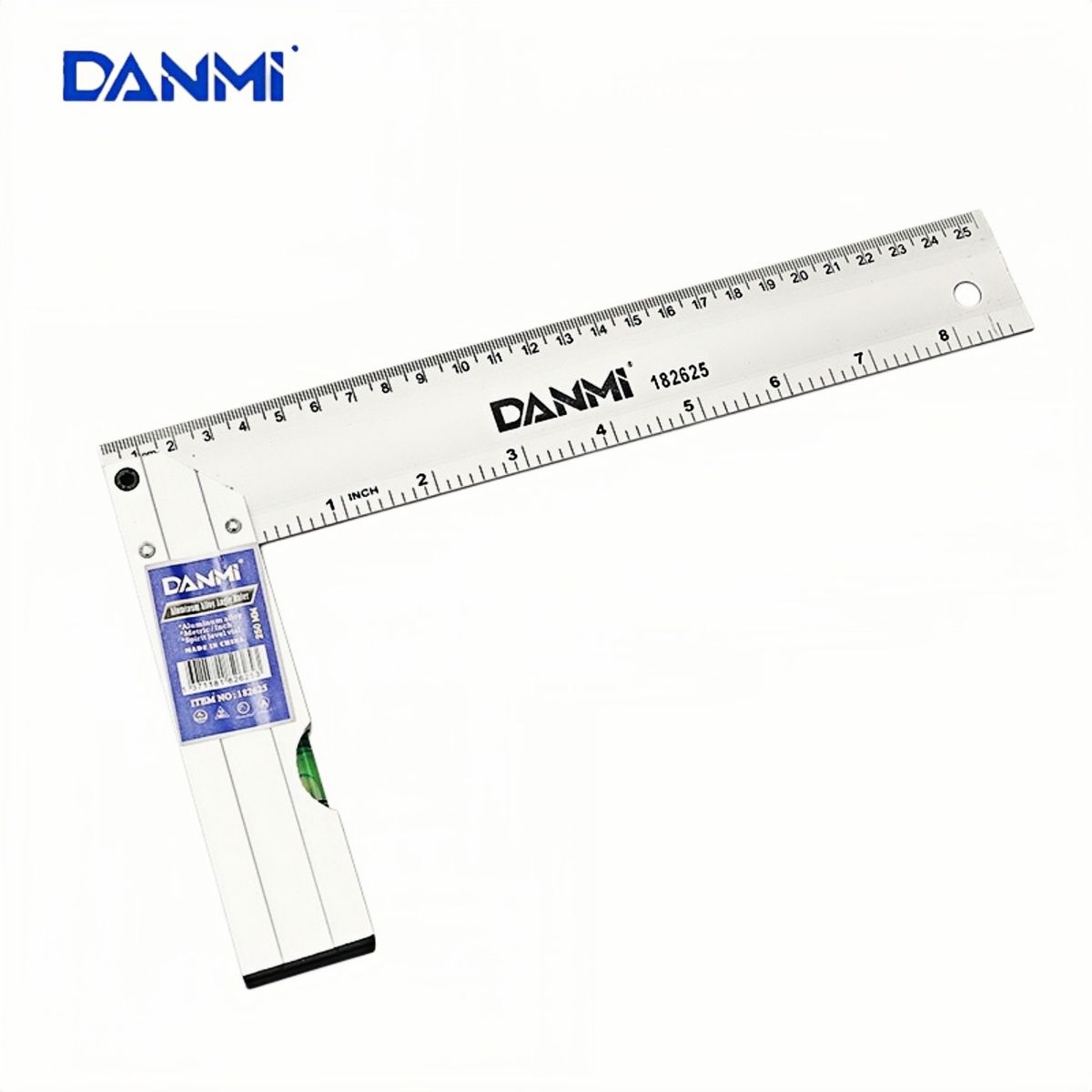 DANMI - Escuadra Carpintero Esquina 250mm Aleación De Aluminio Danmi