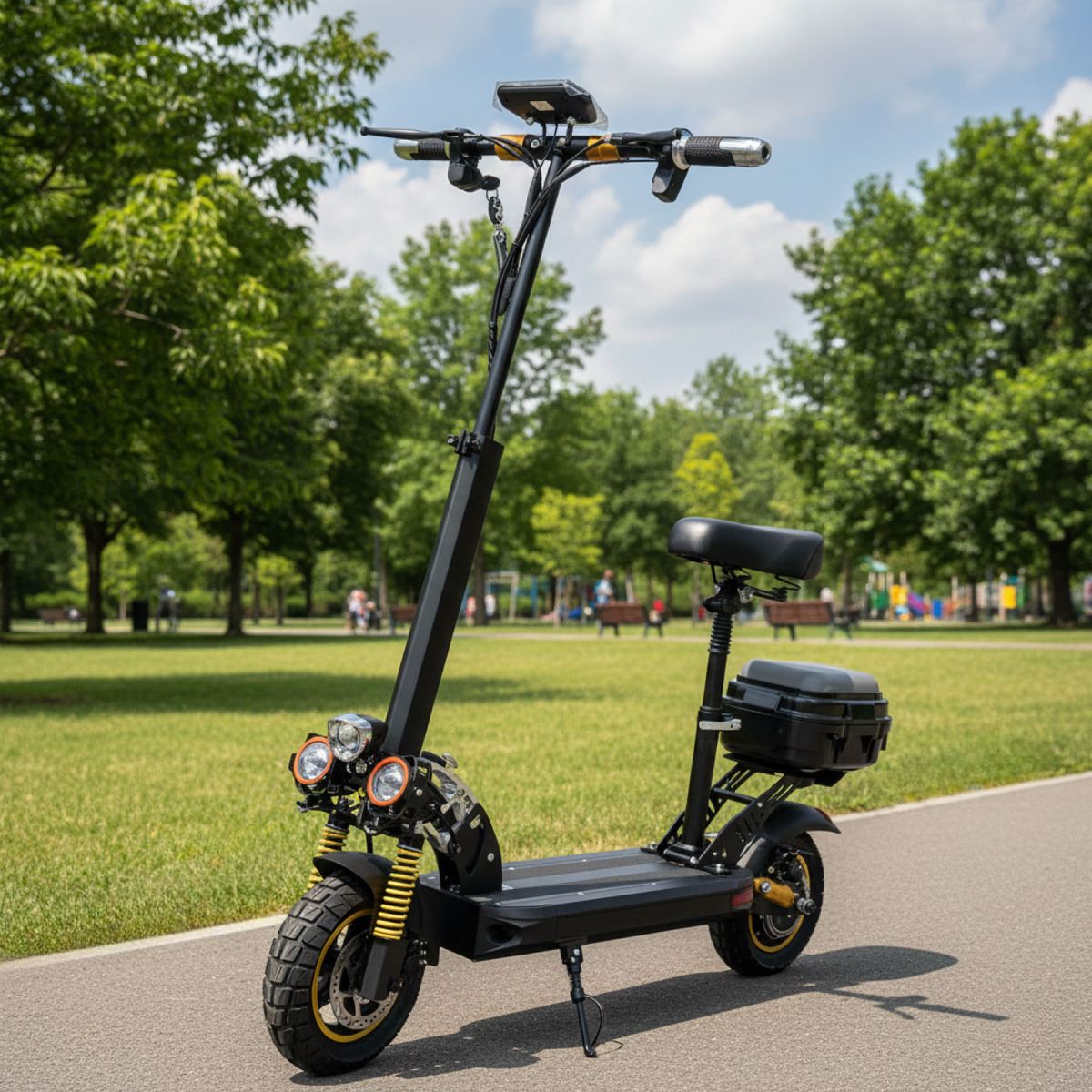 21K SPORTS - Scooter Electrico Travel Smart Mt + Asiento 35km 500w