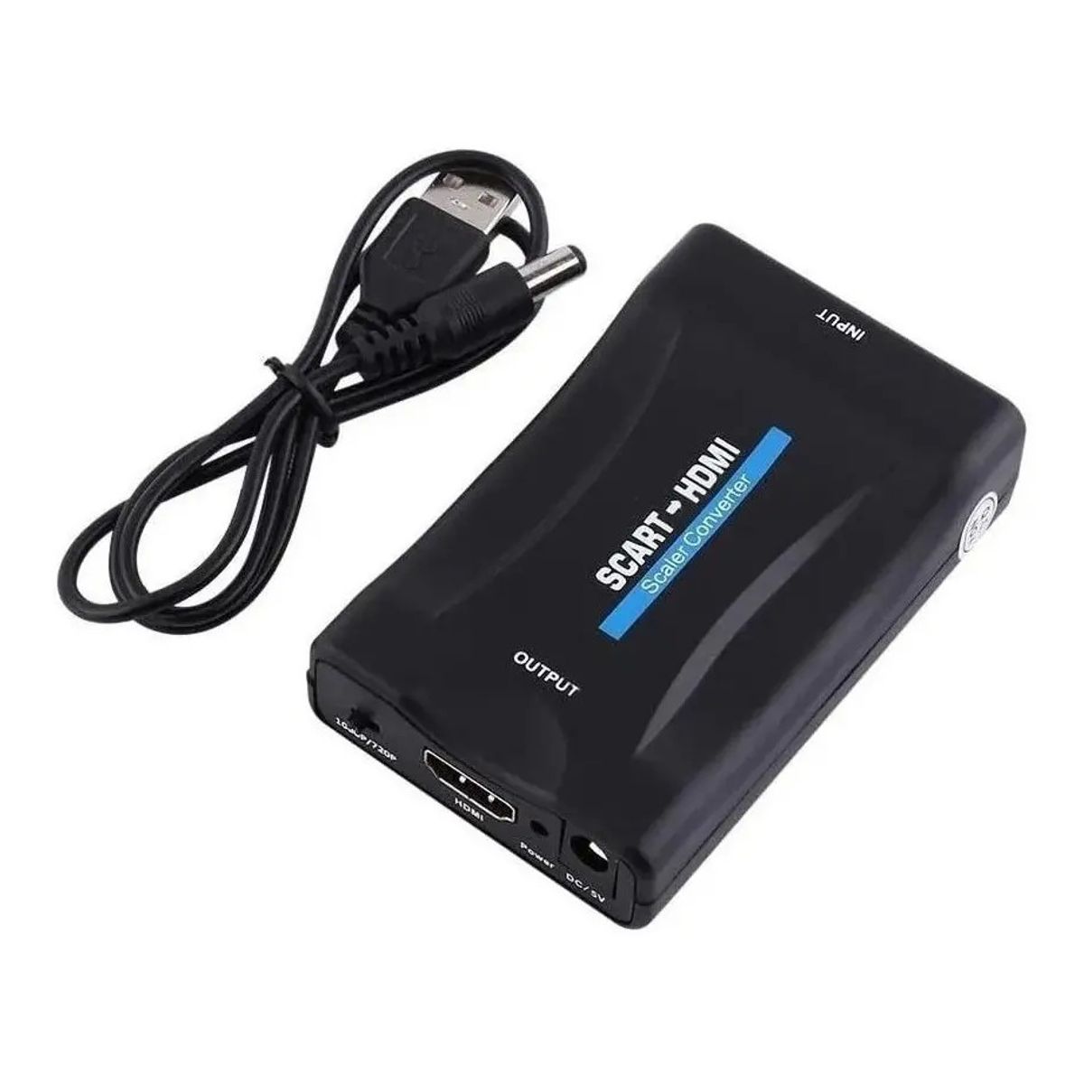 GENERICO - 1080p Adaptador Conversor Scart A Hdmi Audio Video  240062 240062 C616