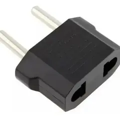GENERICO - X5 Enchufe Adaptador Americano Europeo 2 Patas 250v 10a