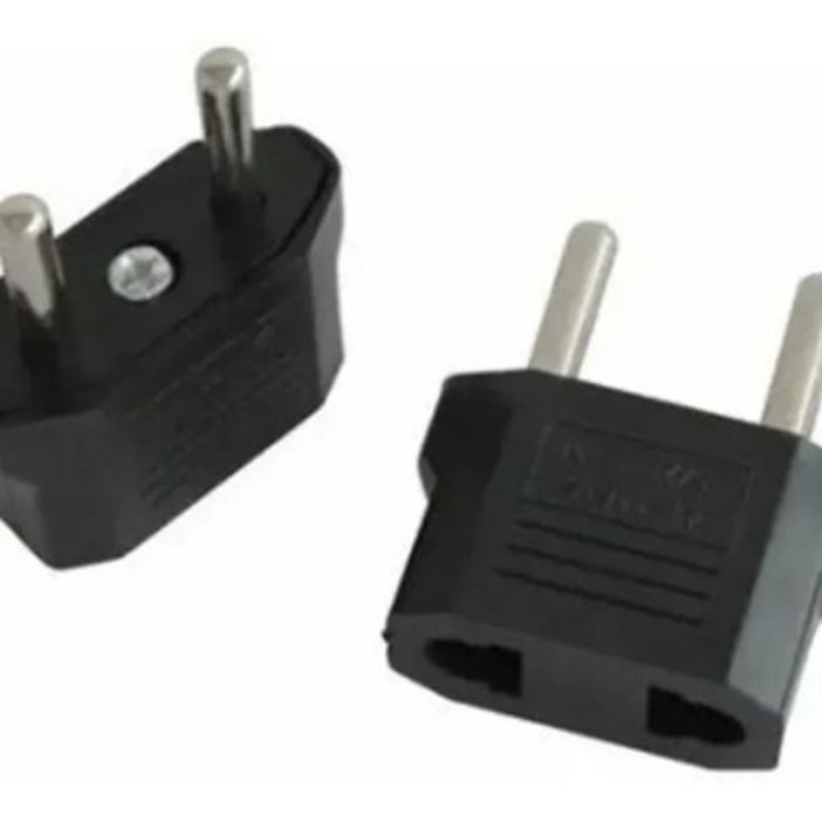 GENERICO - X5 Enchufe Adaptador Americano Europeo 2 Patas 250v 10a