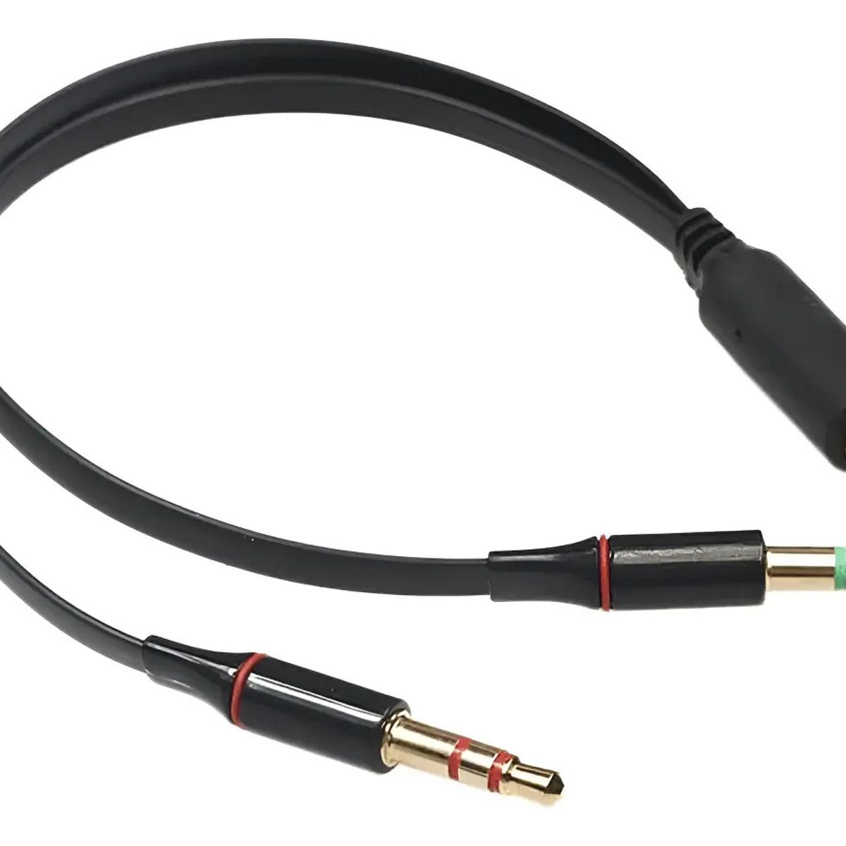 GENERICO - Splitter Audio 3.5mm Plug Microfono Audifono Macho Hembra  297002