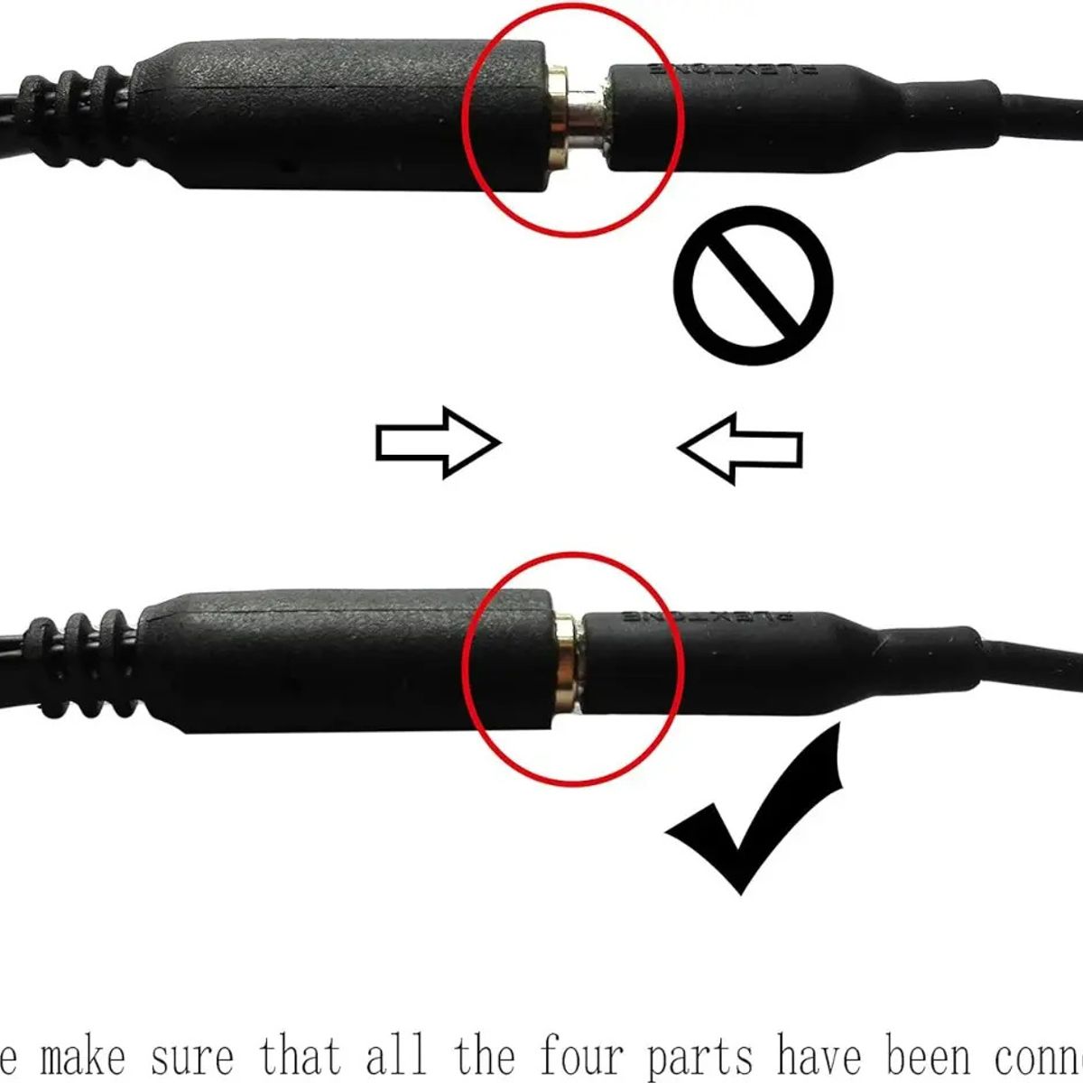 GENERICO - Splitter Audio 3.5mm Plug Microfono Audifono Macho Hembra  297002