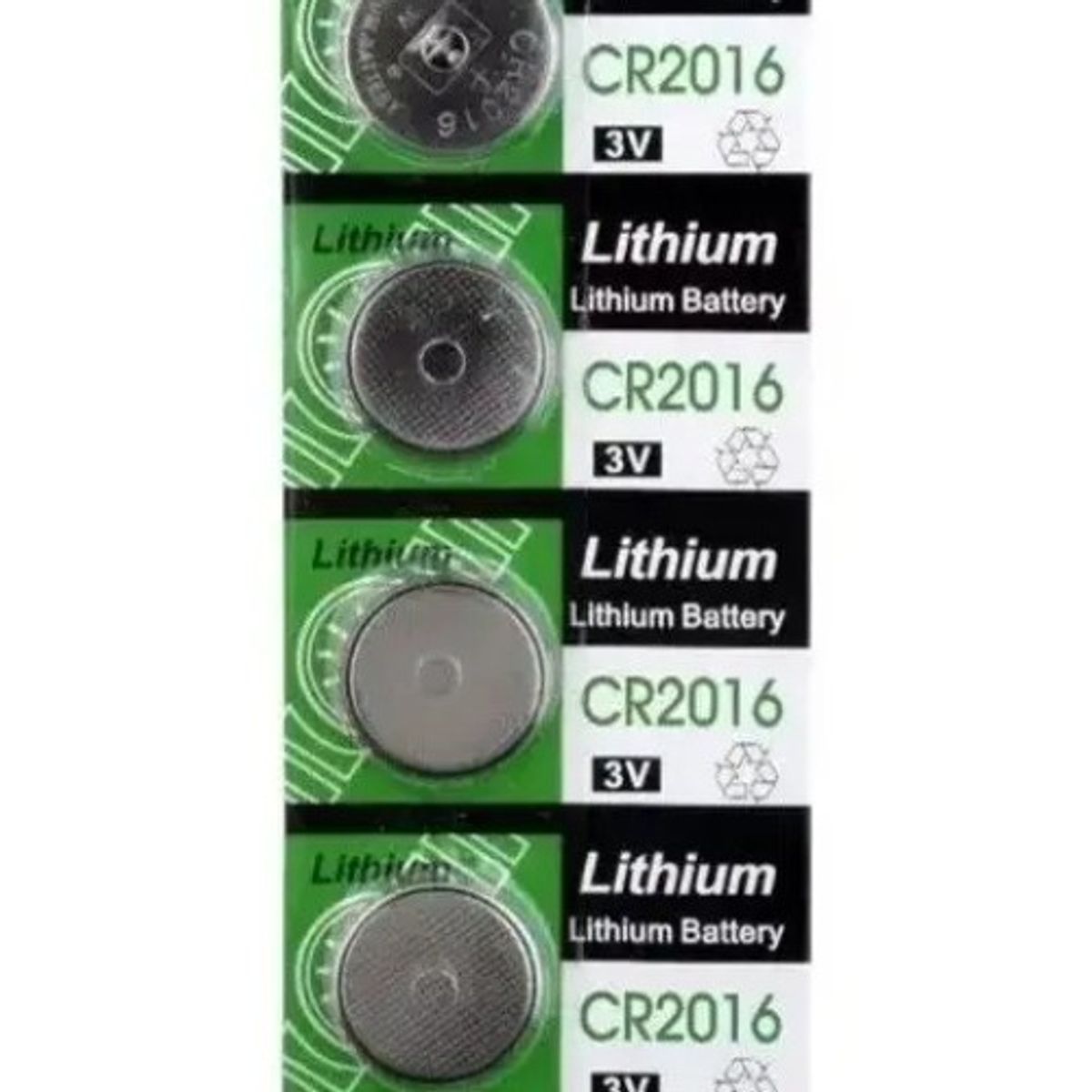 GENERICO - Pack 5 Pilas Micro Litio Bateria Boton Cr2016 3v  004008 004008 B27