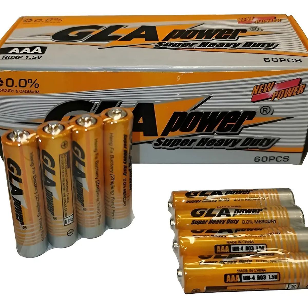 GENERICO - Caja 60 Pilas Alcalina Gla Tamaño Triple A 1.5v  004104 004104 B28