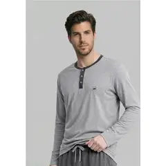 FEROUCH - Pijama Alabama Dk Grey Melange