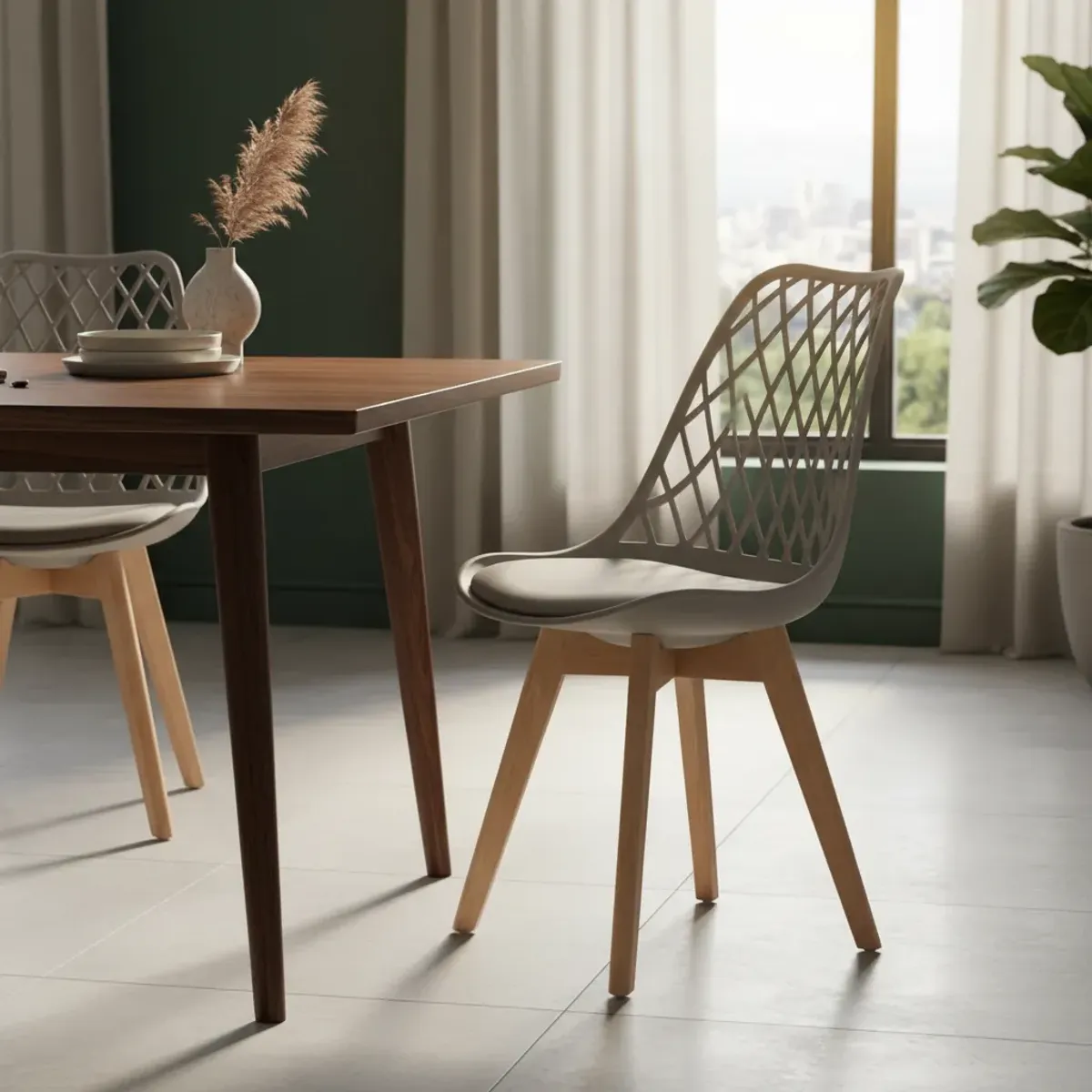 CORI CORI - Silla Tulip Mesh Polipropileno